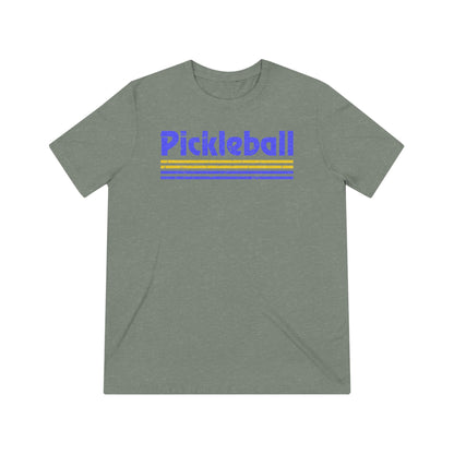Retro Blue Pickleball Tee Shirt